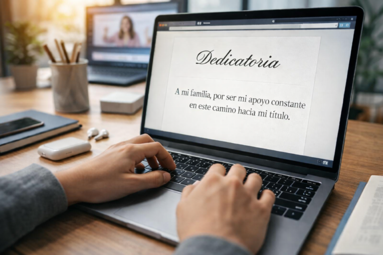 dedicatorias de tesis